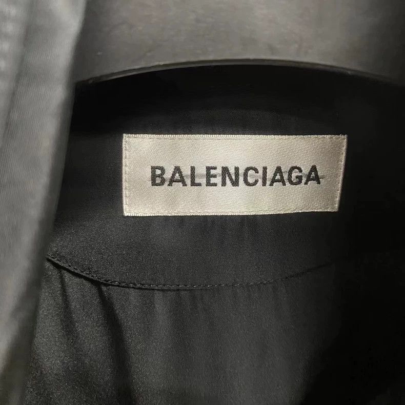 Balenciaga Black and White Logo Windbreaker Jacket Size US S / EU 44-46 / 1 - 4 Thumbnail