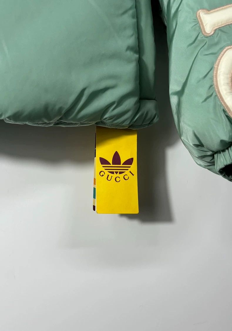 Gucci Gucci x Adidas Mint Green Puffer Jacket Size US M / EU 48-50 / 2 - 5 Thumbnail