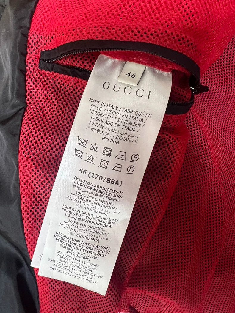 Gucci Gucci Logo Long Sleeve Nylon Jacket Size US M / EU 48-50 / 2 - 3 Thumbnail