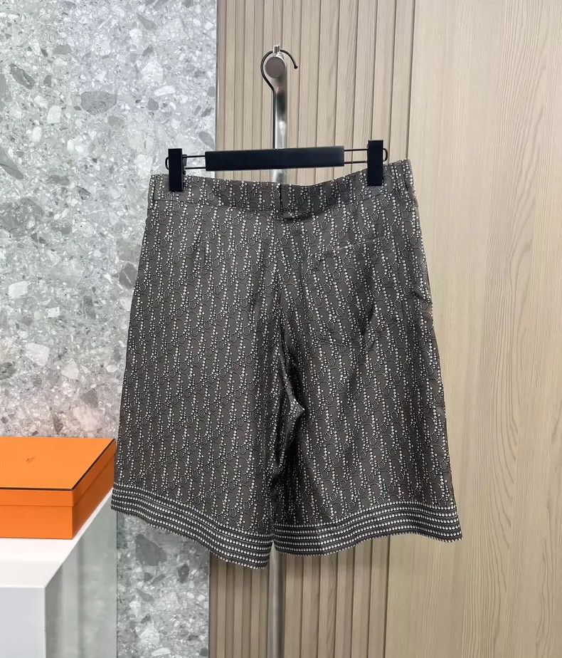Dior Elegant Dior 3D Monogram Silk Shorts Size US 36 / EU 52 - 5 Thumbnail