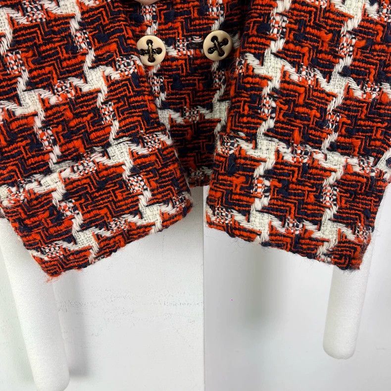 Gucci Gucci Red Houndstooth Weave Jacket Size US M / EU 48-50 / 2 - 5 Thumbnail