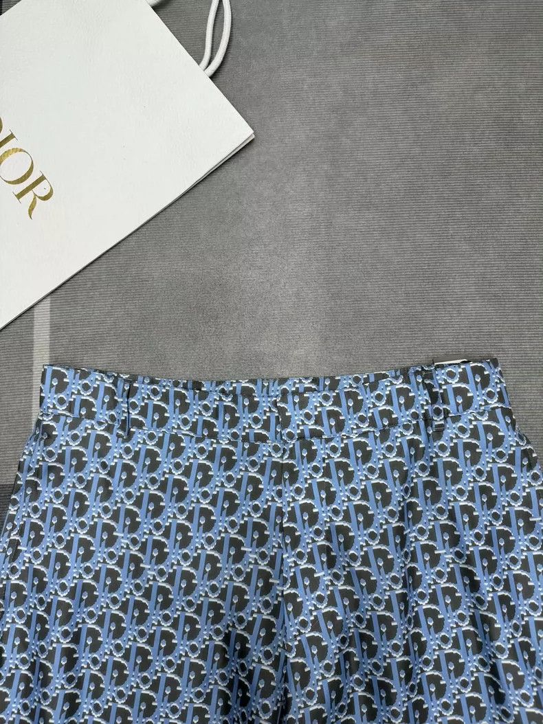 Dior Classic Dior Silk Shorts in Blue Size US 31 - 2 Thumbnail