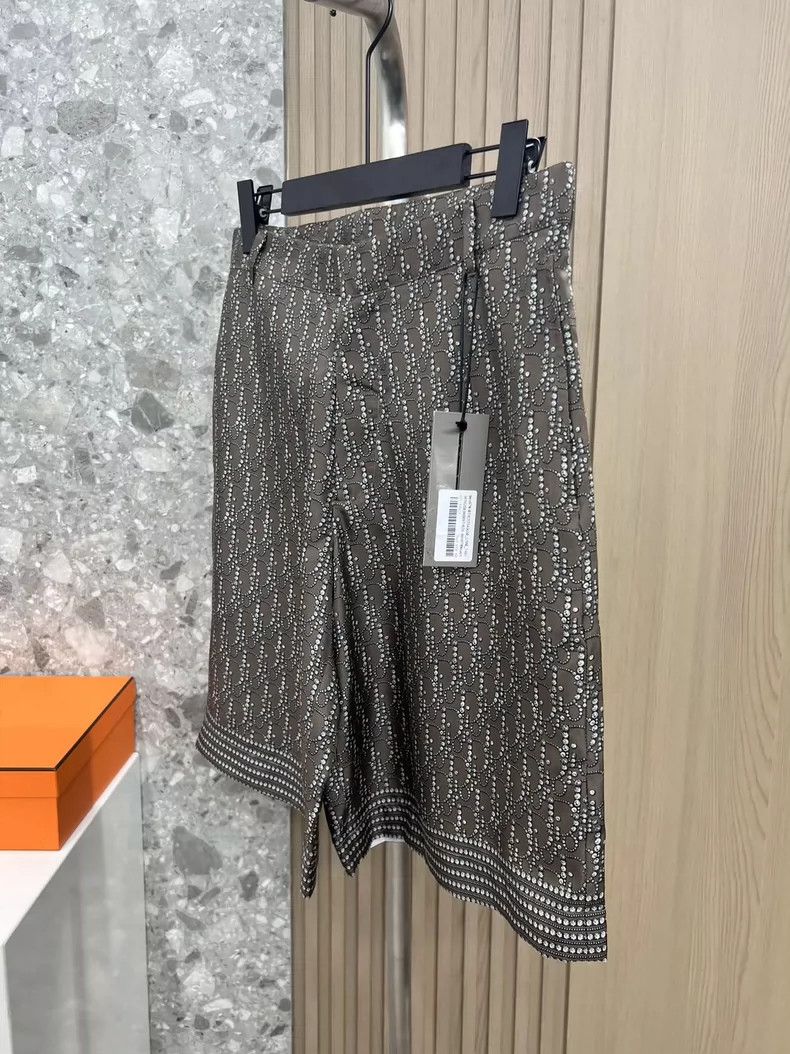 Dior Dior 3D Pattern Silk Shorts Sale Size US 34 / EU 50 - 4 Thumbnail