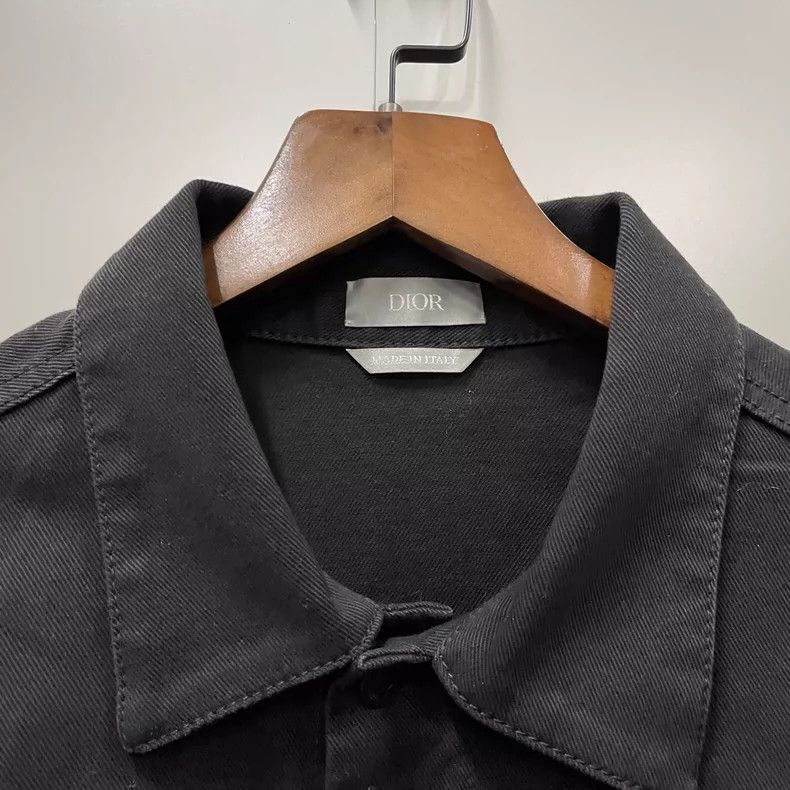 Dior Dior Floral Denim Jacket in Black Color Size US XL / EU 56 / 4 - 3 Thumbnail
