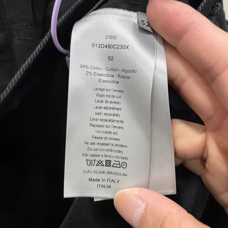 Dior Dior Floral Denim Jacket in Black Color Size US XL / EU 56 / 4 - 4 Thumbnail