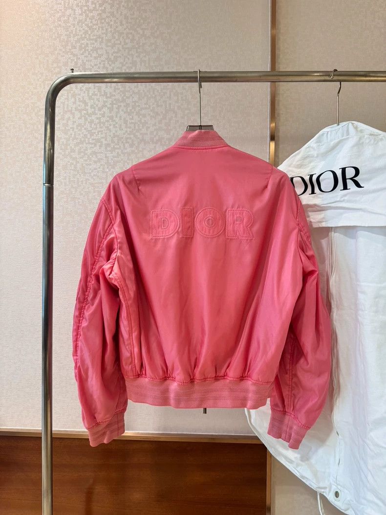 Dior Pink Dior Pilot Bomber Jacket Size US M / EU 48-50 / 2 - 2 Thumbnail