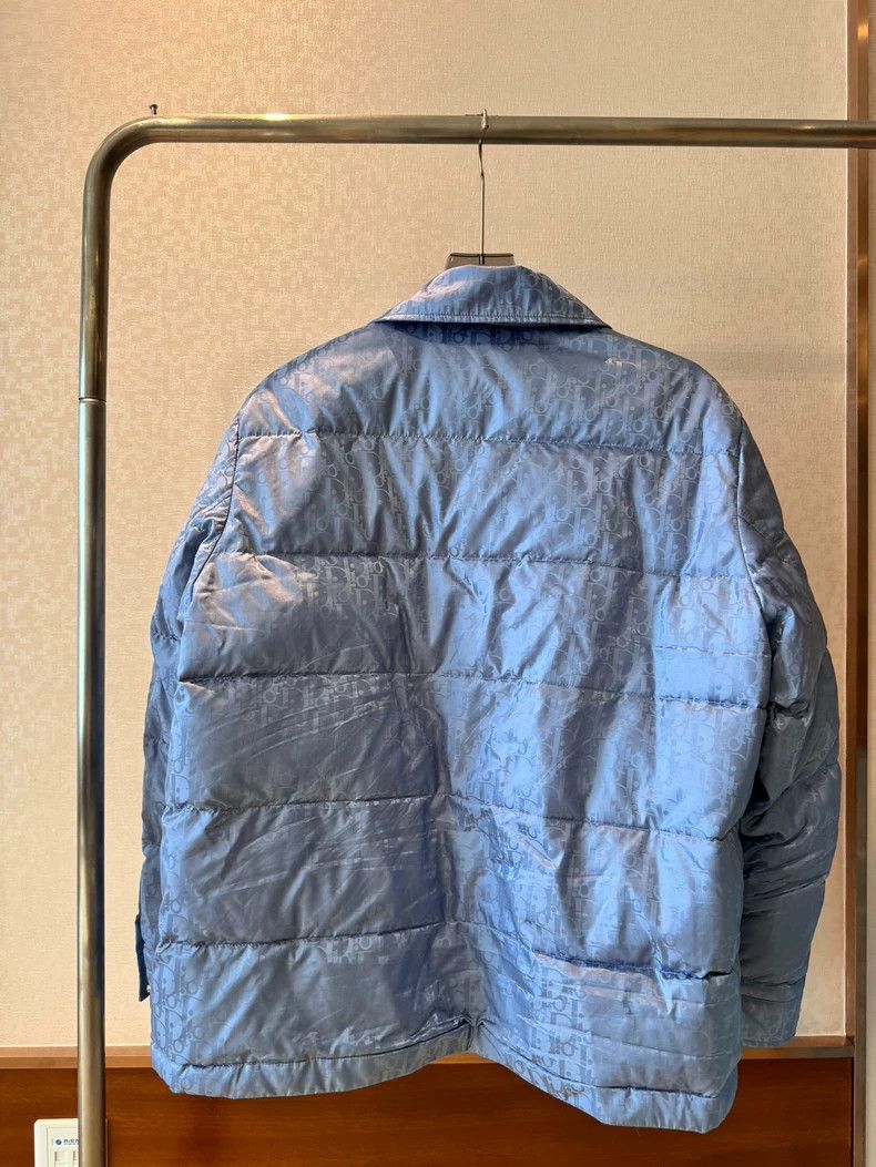 Dior Dior Printed Puffer Jacket in Blue Size US XL / EU 56 / 4 - 2 Thumbnail