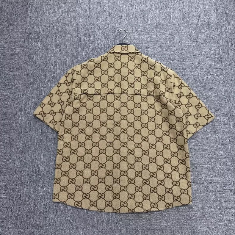 Gucci Gucci Double G Print Short Sleeve Shirt Size US M / EU 48-50 / 2 - 4 Thumbnail