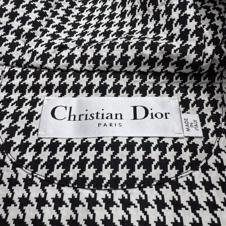 Dior Dior Houndstooth Embroidered Anorak Jacket Size US XS / EU 42 / 0 - 2 Thumbnail
