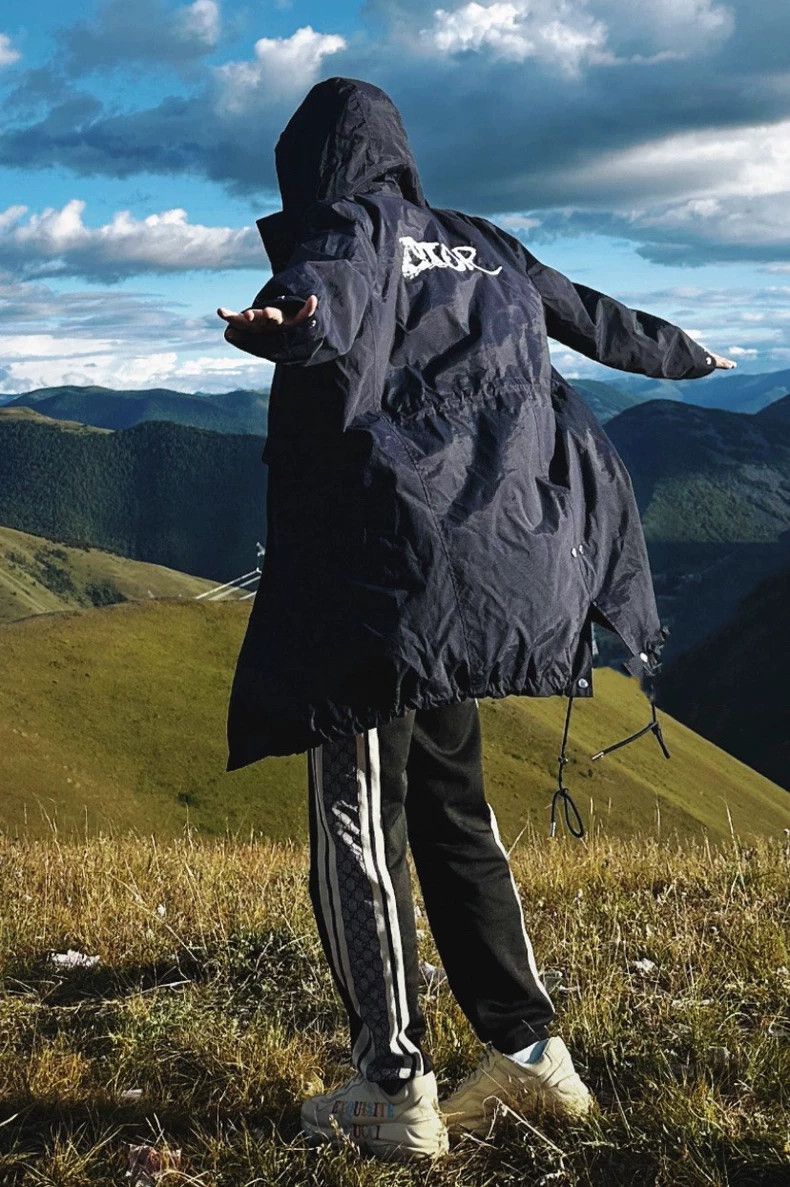 Dior Peter Doig x Dior Black Logo Coat Size US M / EU 48-50 / 2 - 9 Thumbnail