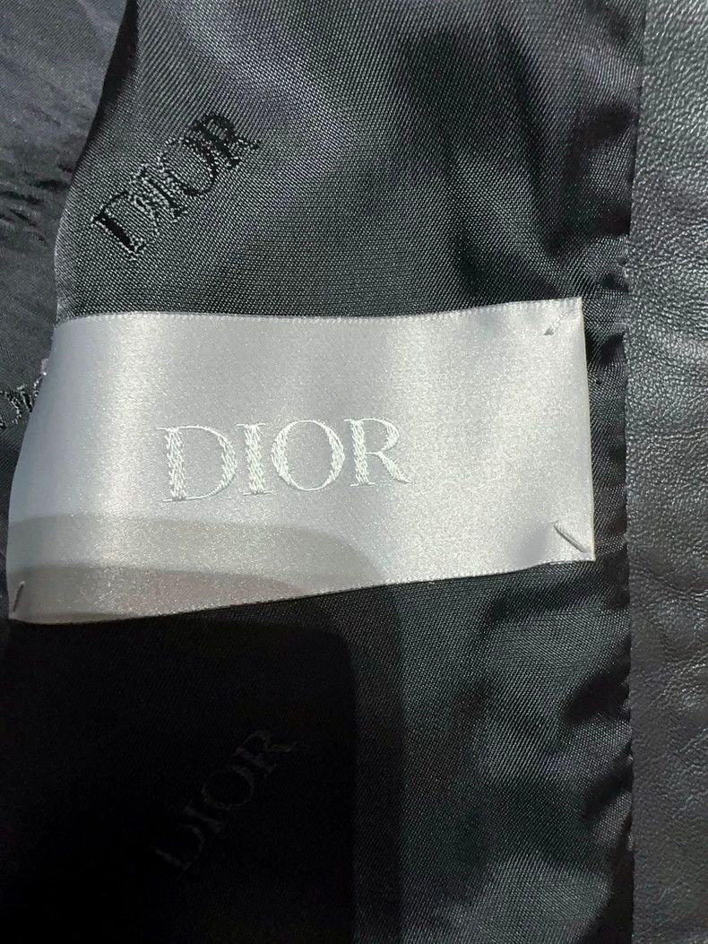 Dior Dior Black Leather Jacket for Unisex Size US XL / EU 56 / 4 - 5 Thumbnail