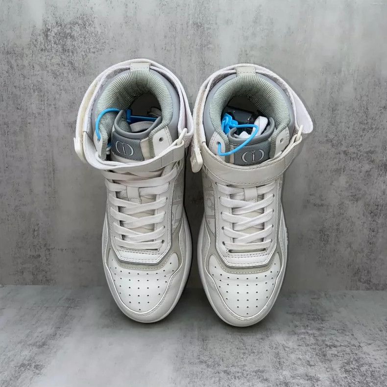 Dior Dior B27 High Top Sneakers in White Size US 6 / EU 39 - 6 Thumbnail