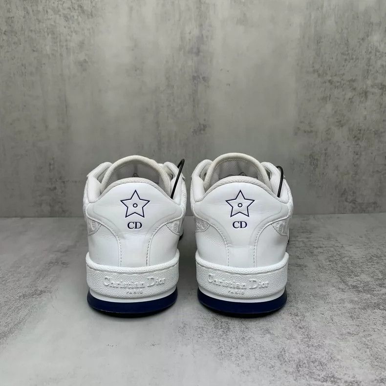 Dior Dior White Embossed Sneaker Size 37 Size US 5 / EU 37 - 5 Thumbnail