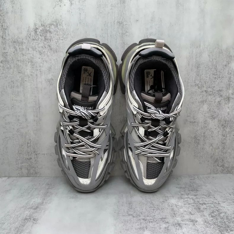 Balenciaga Balenciaga Track LED Sneakers Gray Size 37 Size US 6 / EU 39 - 6 Thumbnail