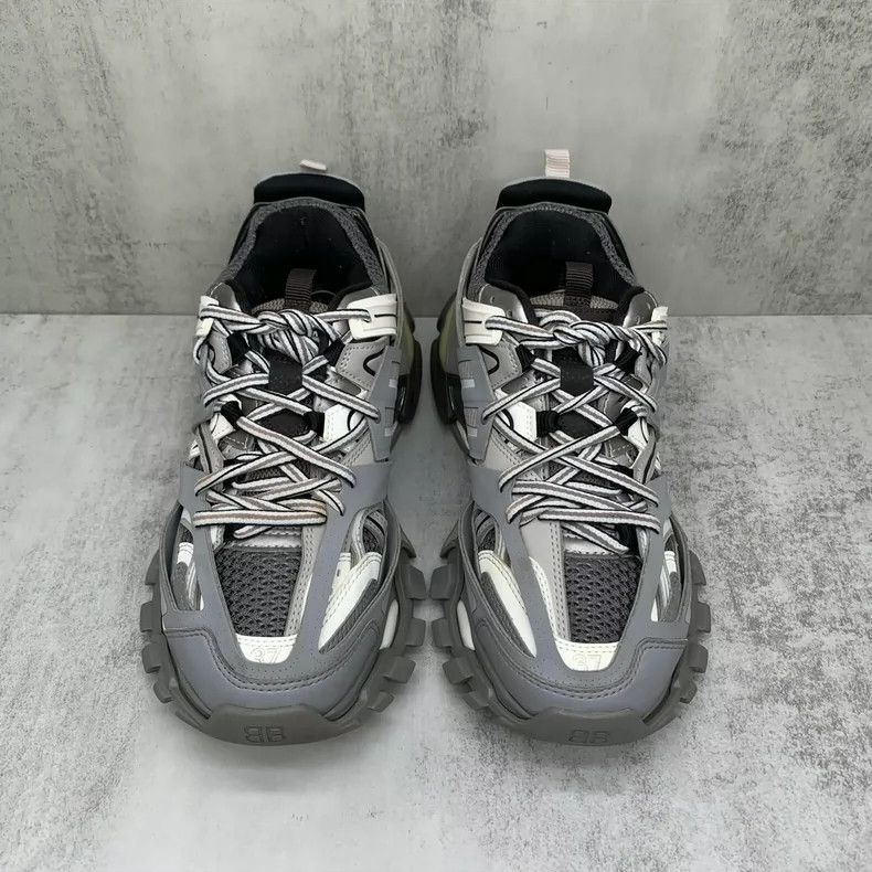 Balenciaga Balenciaga Track LED Sneakers Gray Size 37 Size US 6 / EU 39 - 4 Thumbnail