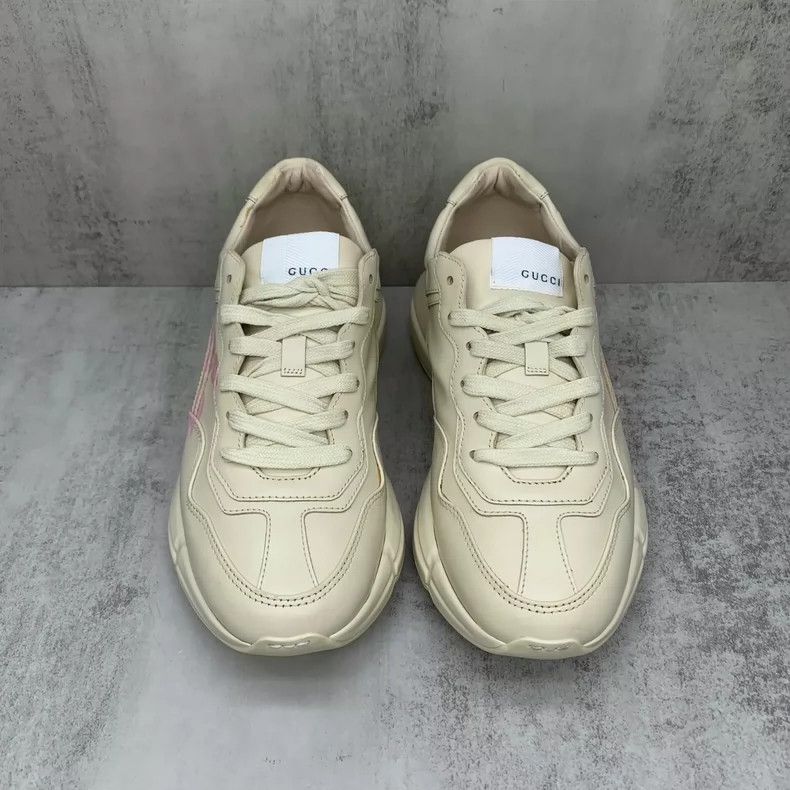 Gucci Gucci Pink Letter Dad Sneakers Size 37.5 Size US 7 / IT 37 - 4 Thumbnail