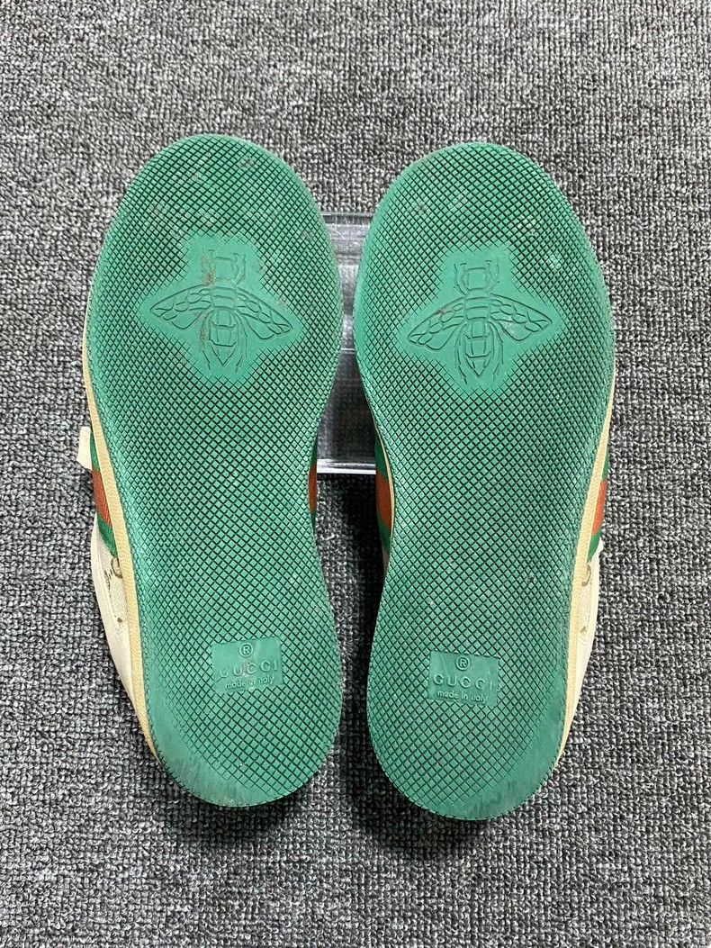 Gucci Classic Gucci Sneakers with Green and Red Stripes Size US 11 / EU 44 - 6 Thumbnail