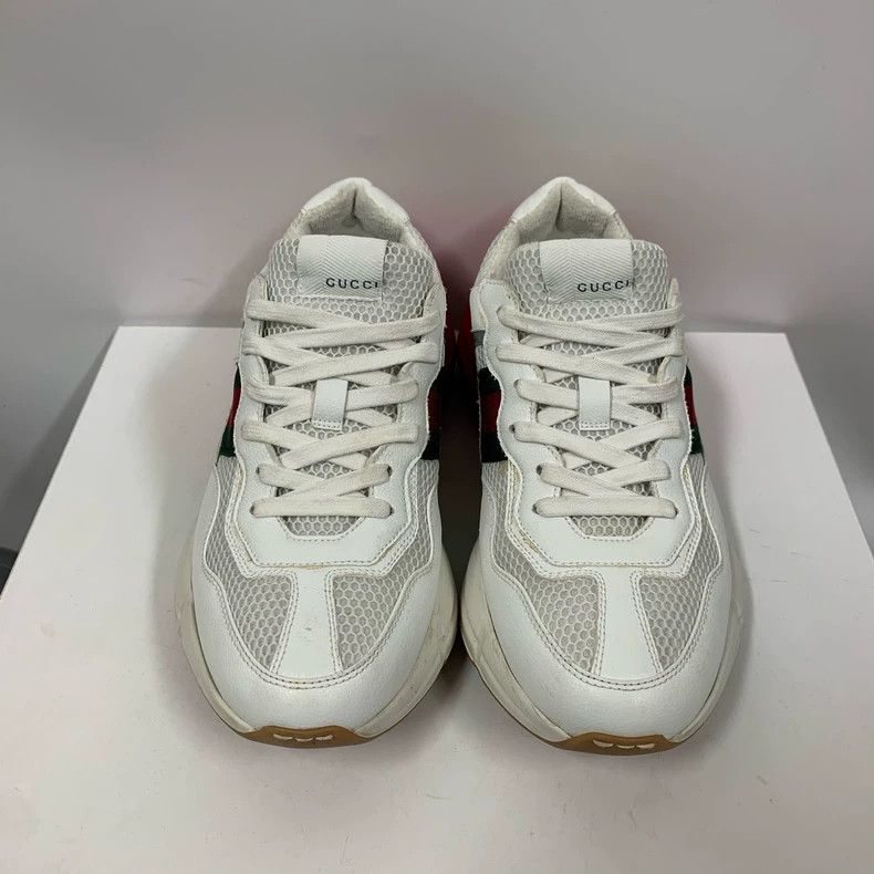 Gucci Gucci Rhyton White Red Dad Sneakers Size US 10 / EU 43 - 2 Thumbnail