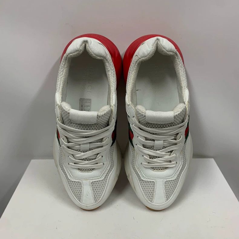 Gucci Gucci Rhyton White Red Dad Sneakers Size US 10 / EU 43 - 3 Thumbnail