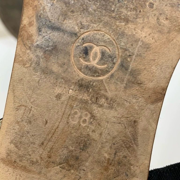 Chanel Chanel Transparent Camellia Sandals, Size 38 Size US 7 / IT 37 - 8 Thumbnail