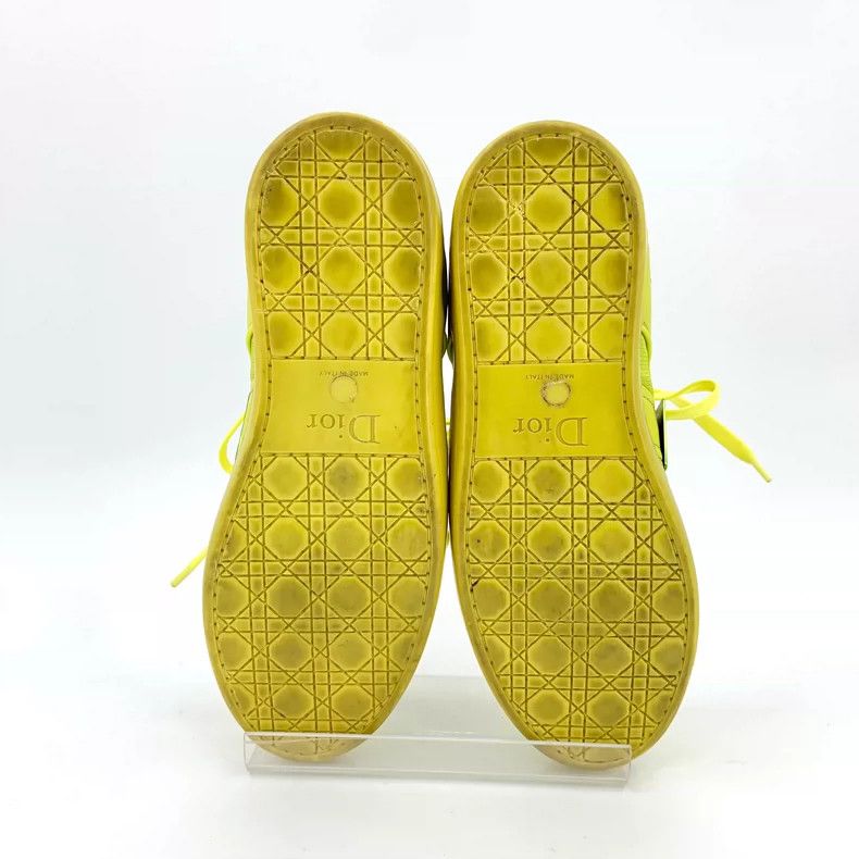 Dior Dior Fluorescent Yellow Casual Athletic Sneakers Size US 5 / EU 37 - 5 Thumbnail
