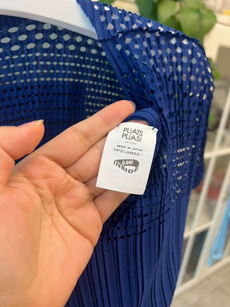 Issey Miyake Issey Miyake Blue Dress with Open Design-yf Size 30" / US 8 / IT 44 - 3 Thumbnail