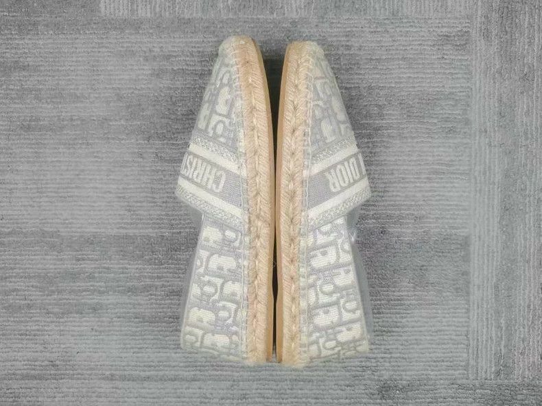 Dior Dior Gray Canvas Fisherman Shoes Size 38 Size US 9 / EU 42 - 5 Thumbnail