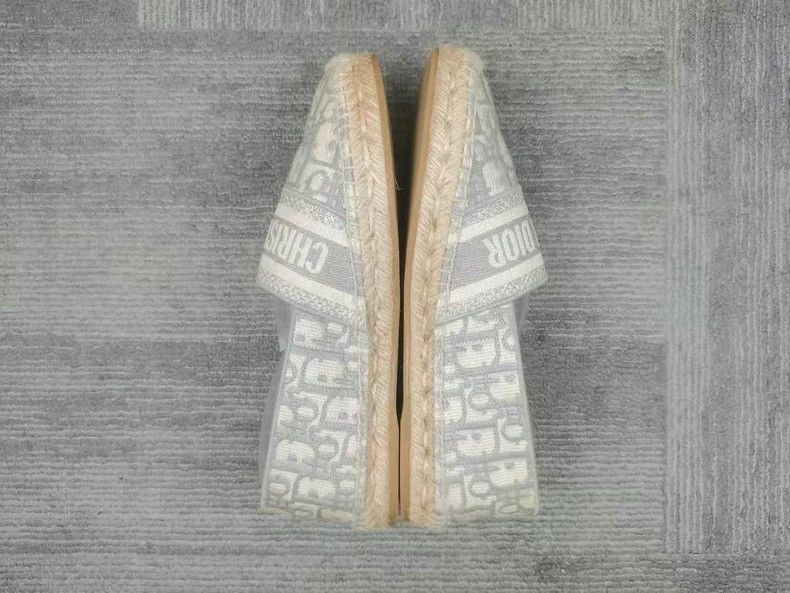 Dior Dior Gray Canvas Fisherman Shoes Size 38 Size US 9 / EU 42 - 4 Thumbnail