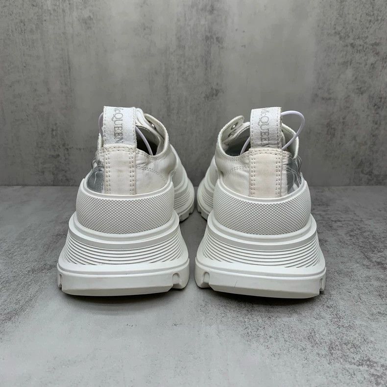 Alexander McQueen Alexander McQueen White Logo Martin Boots Size 37 Size US 8 / IT 38 - 3 Thumbnail