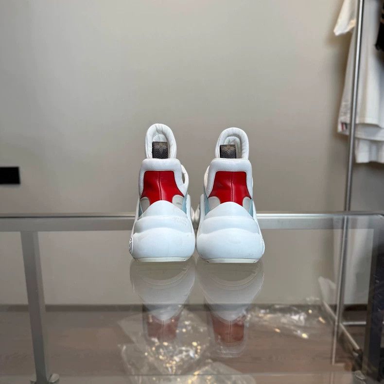 Louis Vuitton LV Archlight Dad Sneakers Size 37 White Blue Size US 6 / IT 36 - 6 Thumbnail