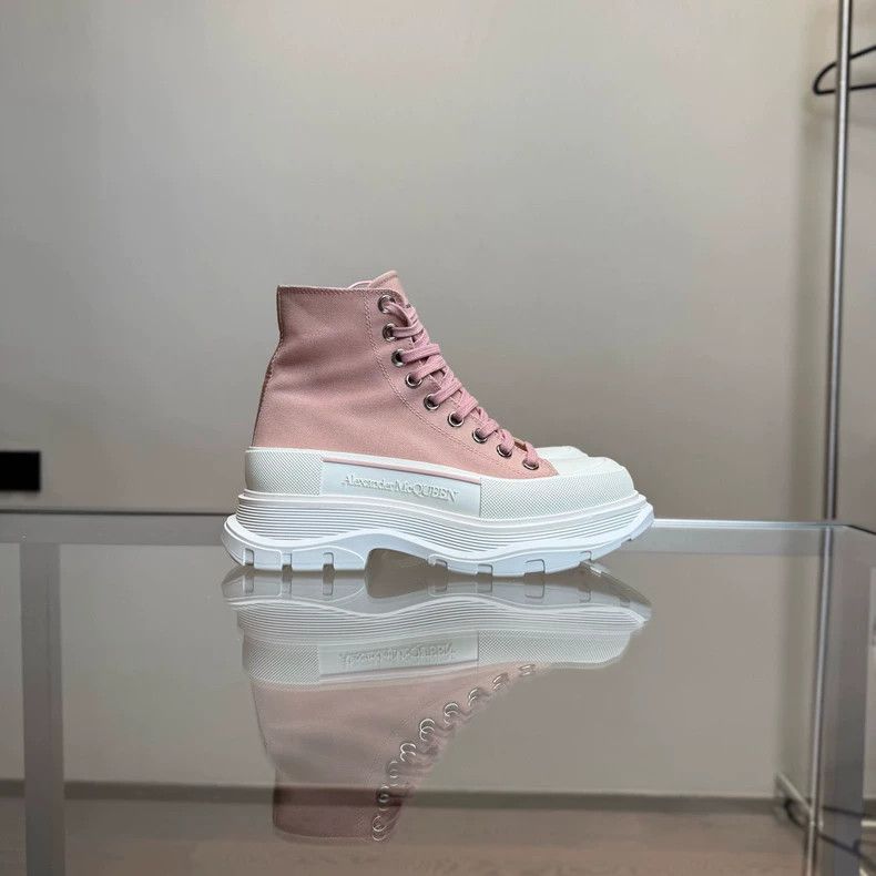Alexander McQueen McQueen Pink Martin Boots Size 37.5 Size US 7 / IT 37 - 2 Thumbnail