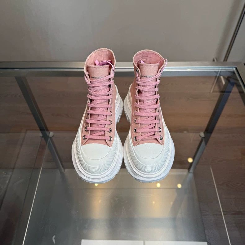 Alexander McQueen McQueen Pink Martin Boots Size 37.5 Size US 7 / IT 37 - 6 Thumbnail