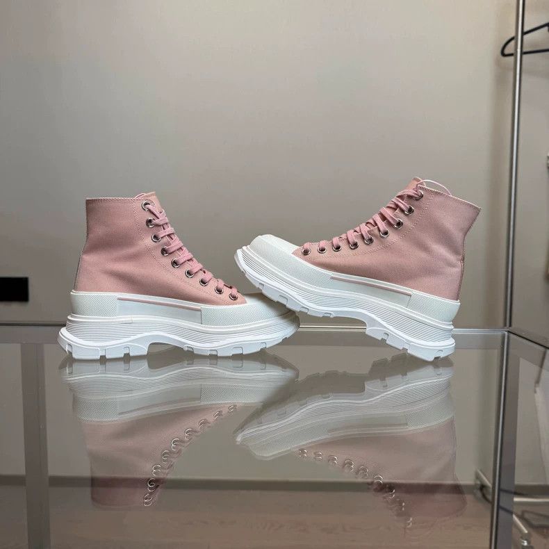 Alexander McQueen McQueen Pink Martin Boots Size 37.5 Size US 7 / IT 37 - 4 Thumbnail