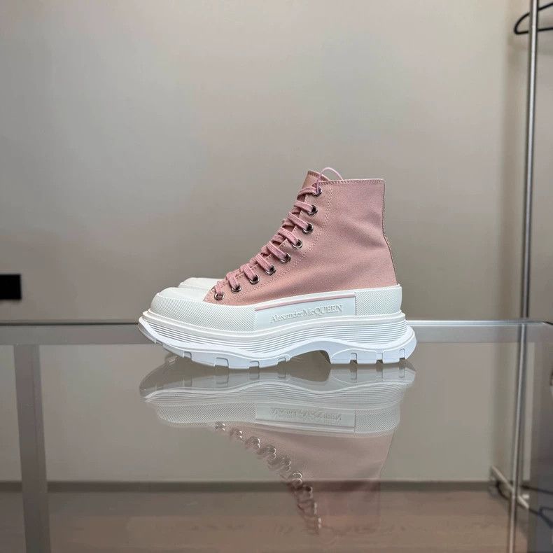 Alexander McQueen McQueen Pink Martin Boots Size 37.5 Size US 7 / IT 37 - 3 Thumbnail