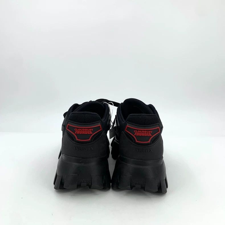 Prada Prada Cloudbust Thunder Black Sneakers Size US 7 / EU 40 - 3 Thumbnail