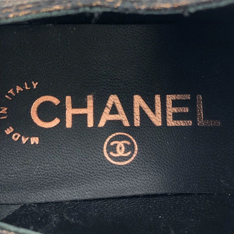 Chanel Chanel Pointed Toe Shoes with Logo Size US 8 / IT 38 - 9 Thumbnail