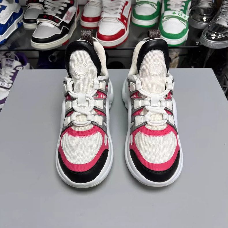 Louis Vuitton LV Dad Shoes in White and Red Size US 10 / EU 43 - 6 Thumbnail