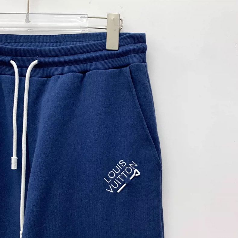 Louis Vuitton Louis Vuitton Blue Sports Pants with Embroidery Size US 32 / EU 48 - 3 Thumbnail