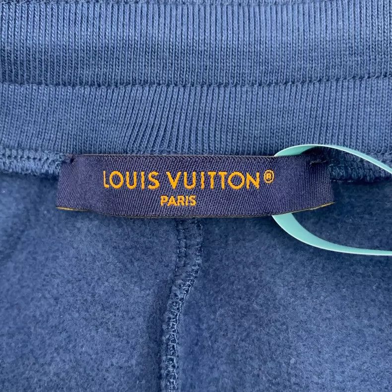 Louis Vuitton Louis Vuitton Blue Sports Pants with Embroidery Size US 32 / EU 48 - 6 Thumbnail