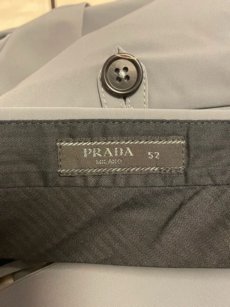 Prada Prada Men's Casual Pants Light Grey Green Size US 44 / EU 60 - 3 Thumbnail