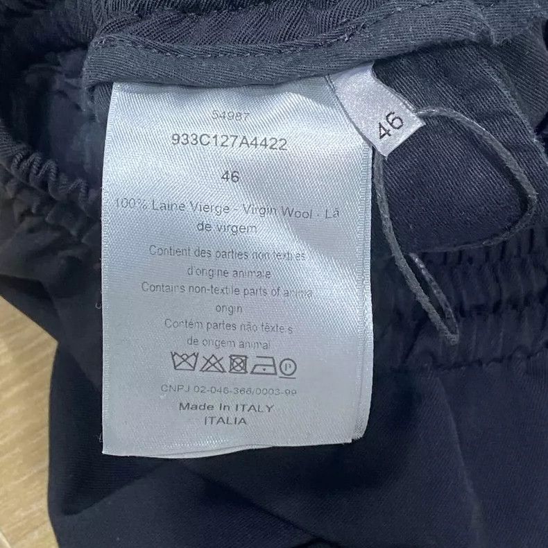 Dior Black Casual Pants with Logo Drawstring Size US 44 / EU 60 - 5 Thumbnail