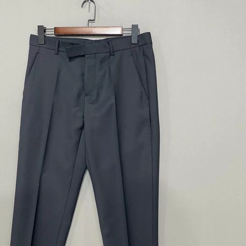 Dior Classic Black Trousers with Strap Size US 44 / EU 60 - 3 Thumbnail