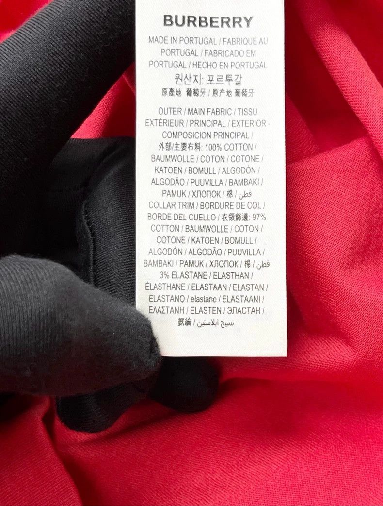 Burberry Burberry Red TB Cartoon Logo Short Sleeve T-Shirt-yf Size US M / EU 48-50 / 2 - 3 Thumbnail