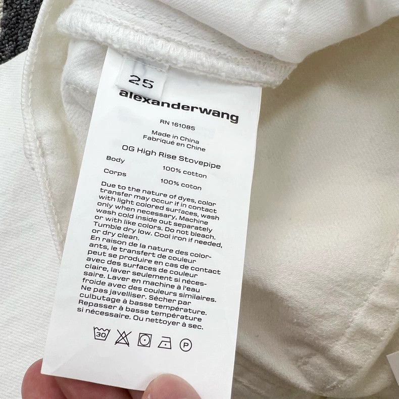 Alexander Wang Alexander Wang White Denim Casual Pants-yf Size 24" / US 00 / IT 34 - 7 Thumbnail