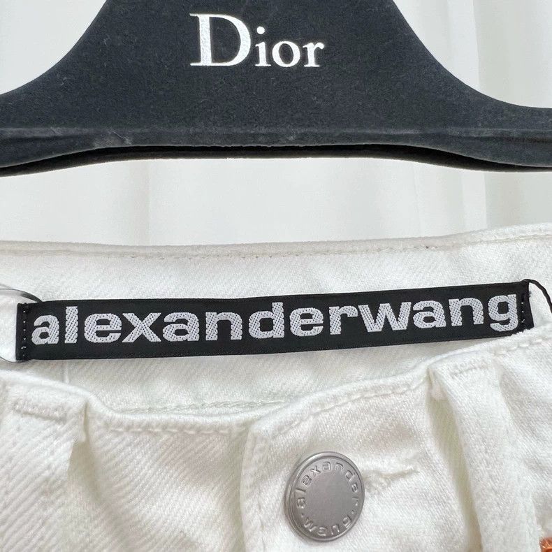 Alexander Wang Alexander Wang White Denim Casual Pants-yf Size 24" / US 00 / IT 34 - 6 Thumbnail