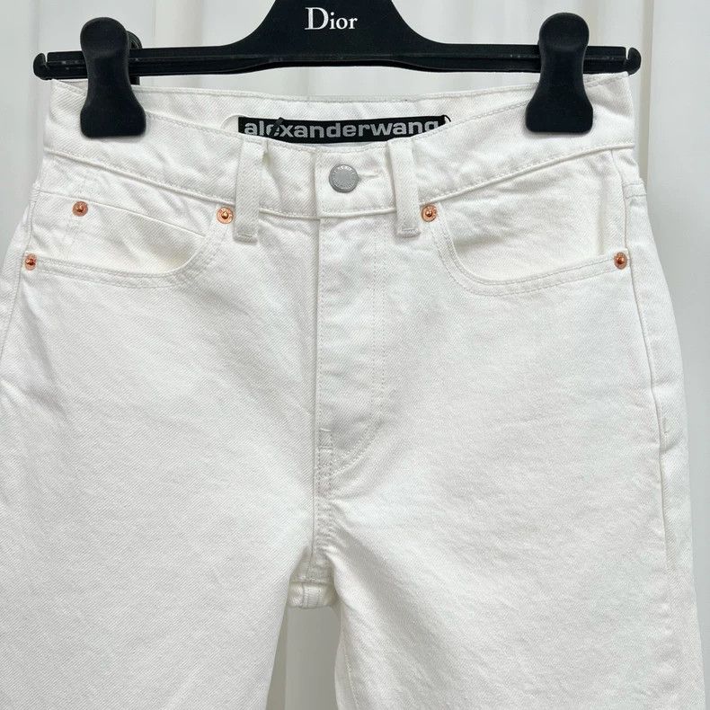 Alexander Wang Alexander Wang White Denim Casual Pants-yf Size 24" / US 00 / IT 34 - 3 Thumbnail