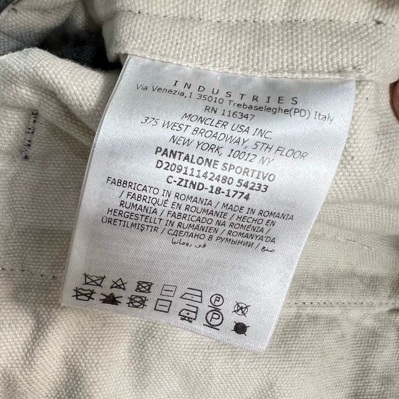 Moncler Gray Wool Casual Pants by Moncler-yf Size US 44 / EU 60 - 6 Thumbnail