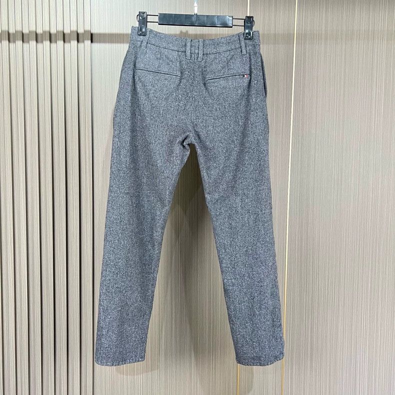 Moncler Gray Wool Casual Pants by Moncler-yf Size US 44 / EU 60 - 2 Thumbnail