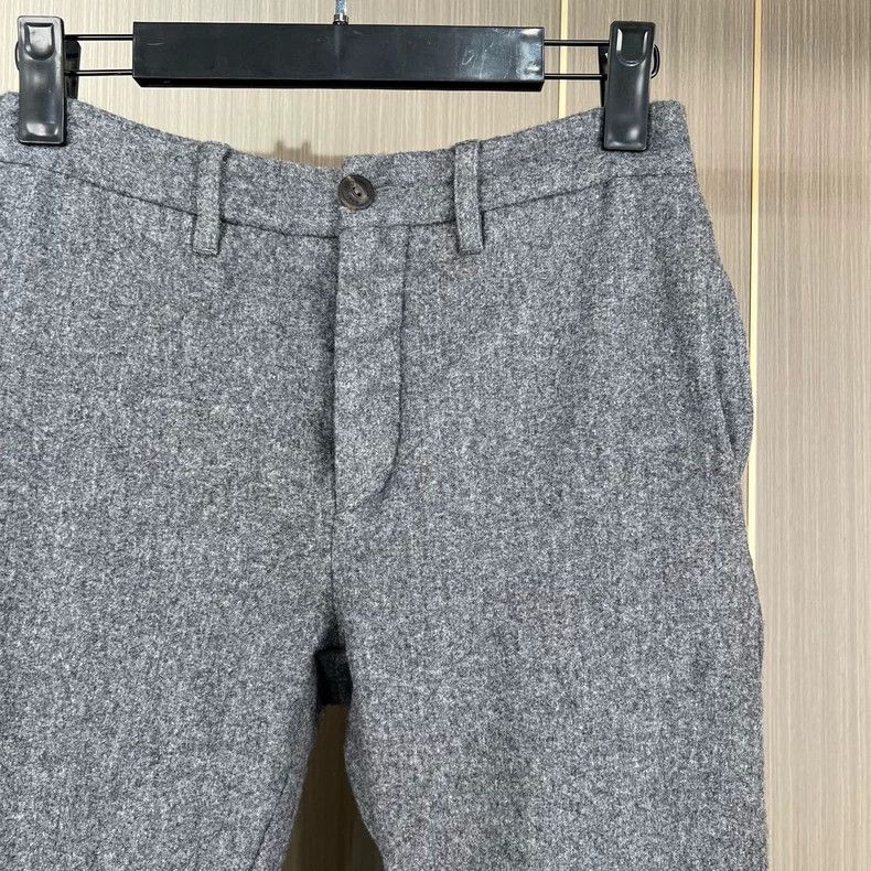 Moncler Gray Wool Casual Pants by Moncler-yf Size US 44 / EU 60 - 3 Thumbnail