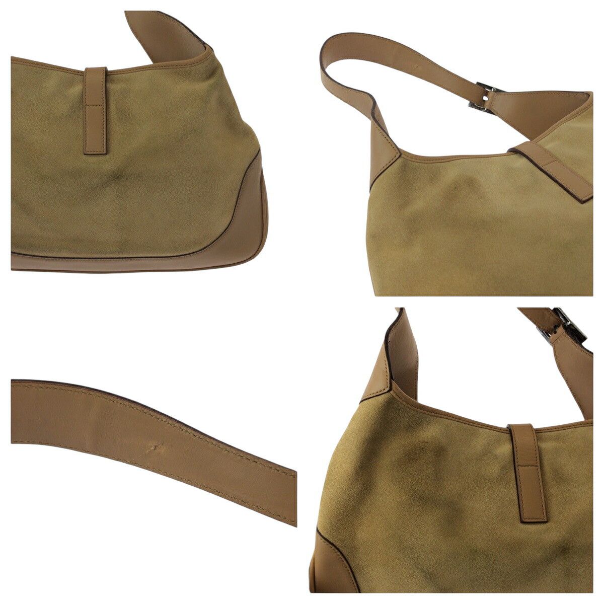 Gucci Gucci Gucci Jackie Suede Shoulder Bag Suede Shoulder Bag 001 3306 Size ONE SIZE - 6 Thumbnail